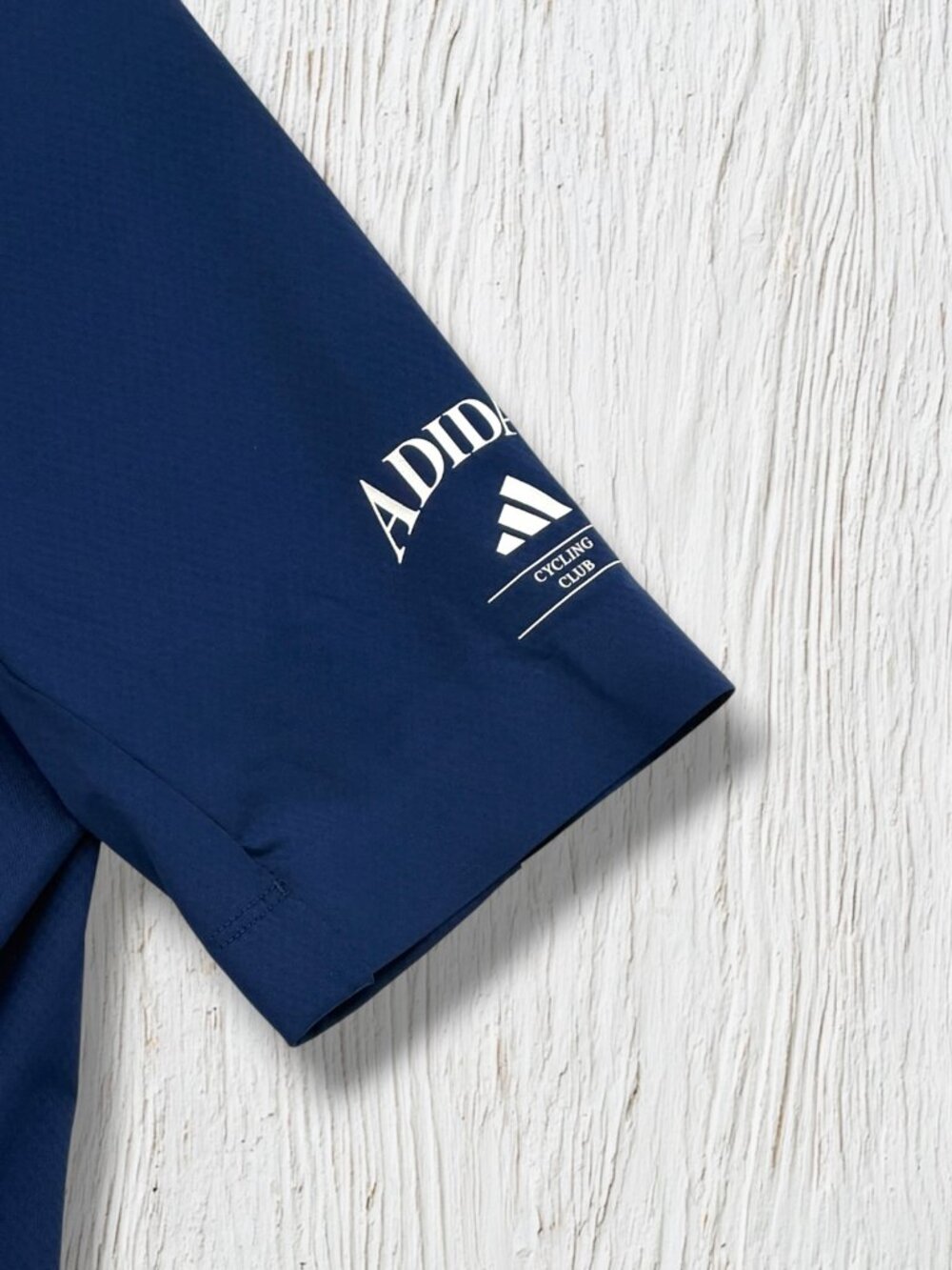 Adidas Cycling Club Navy & Chalk White Zip Performance Jersey L - Picture 6 of 8